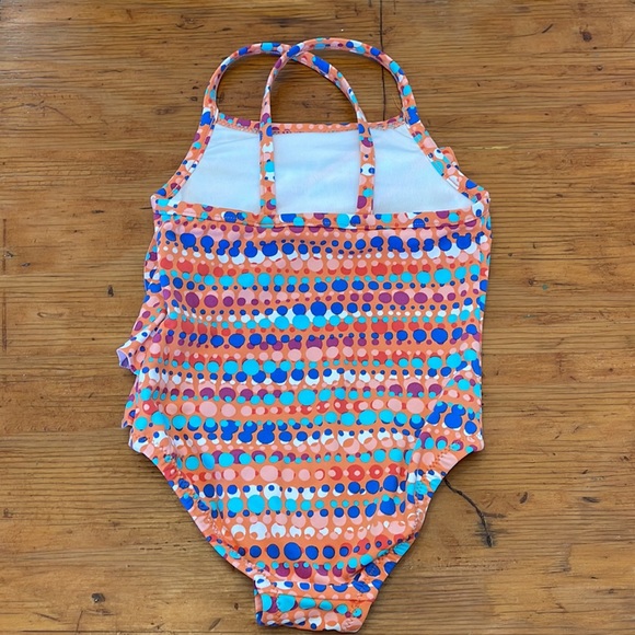 Garnet Hill Toddler Girl’s Swimsuit. - Picture 2 of 5